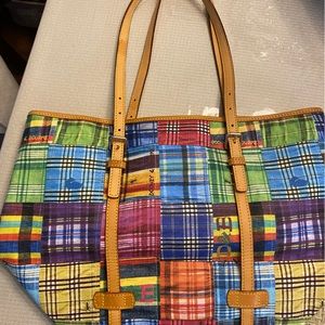 Dooney and Bourke coated canvas ant collection large tote.